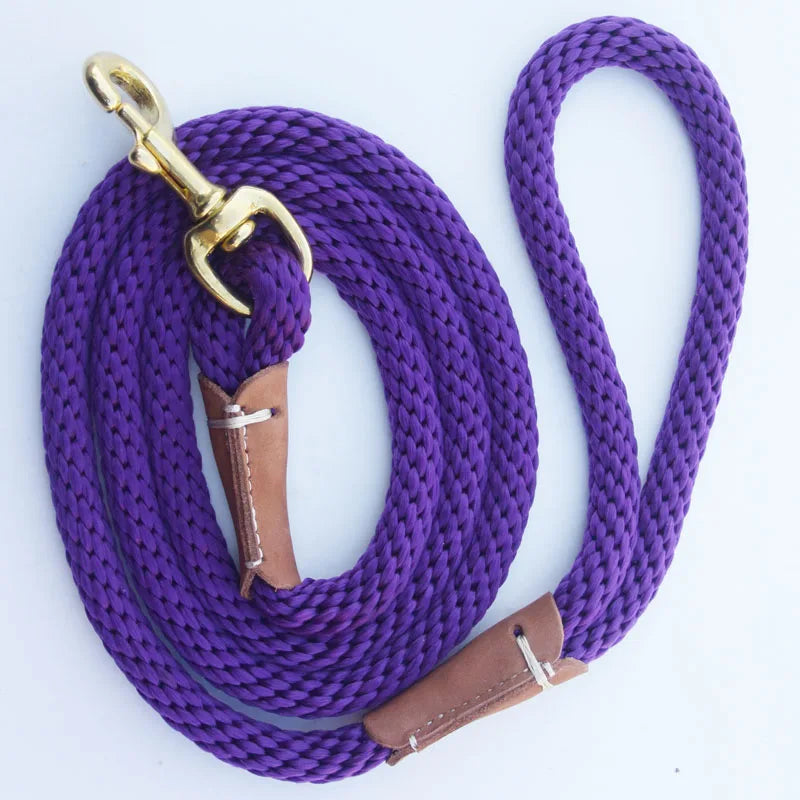 Dog Training Leash Rope Dog Check Cord/ Lightweight Small Medium Dog Tracking Leads 2M 5M 10M Black Red Color Long Dog Leash