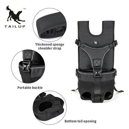 High Quality Dog Carrier Backpack Adjustable Pet Carriers Front Facing Motorcycle Pet Backpack Puppy Travel Bag Cycling Pet Bag