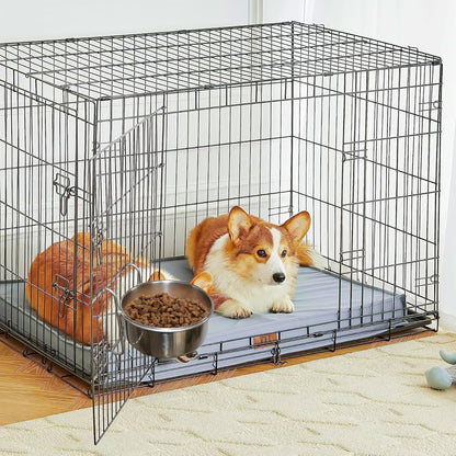 Pet Bowl, Hanging Pet Bowl Sturdy Durable Stainless, Steel Dog Bowls