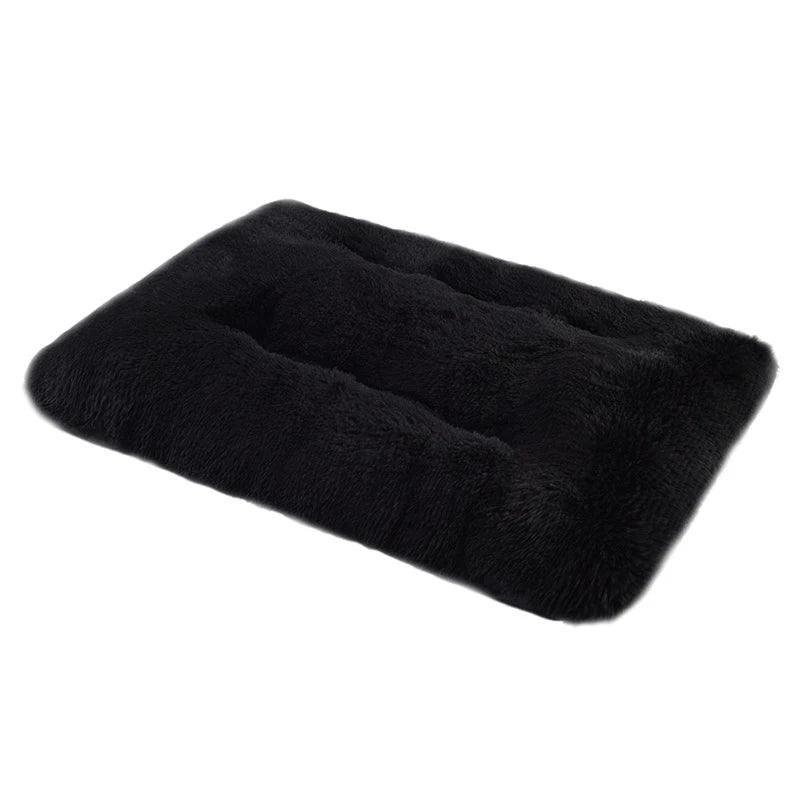 Fluffy Calming Dog Bed Washable Pet Mat Waterproof Anti-Slip Anti-Anxiety Pet Kennel for Large Medium Small Puppy Cats