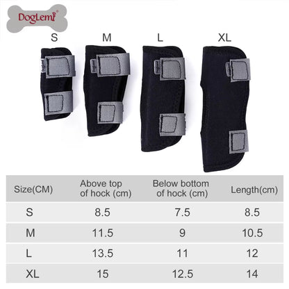 1Pcs Pet Dog Bandages Dog Leg Knee Hock Brace Straps Protection for Small Dog Joint Bandage Wrap Dog Medical Supplies